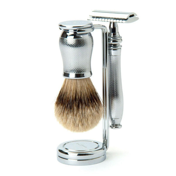 Edwin Jagger Chatsworth Barley DE 3-Piece Shaving Set 3PCCBASRST