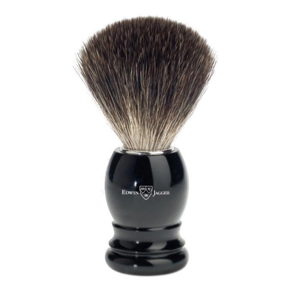 Edwin Jagger Pure Badger Black Shaving Brush 81P26