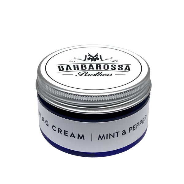 Mint & Pepper Shaving Cream by Barbarossa Brothers