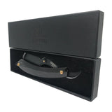 'The Cutlass' Horn Shavette in Black by Barbarossa Brothers