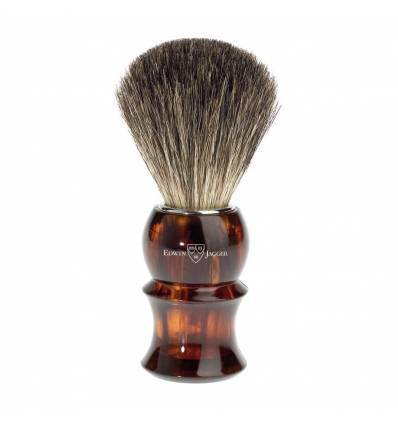 Edwin Jagger 81P13 Imitation Tortoiseshell Shaving Brush (Pure Badger)