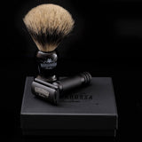 'The Ottoman' Double Edge Safety Razor in Matt Black by Barbarossa Brothers