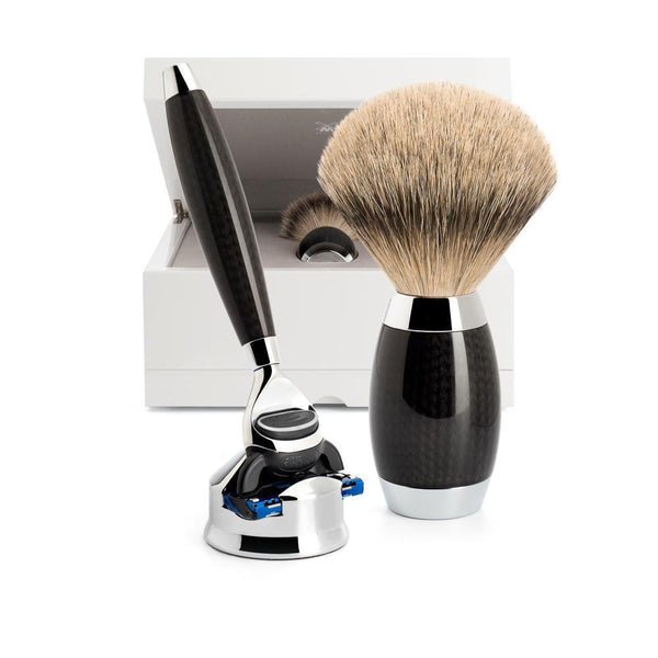 MÜHLE Edition No.1 Carbon Fibre Shaving Set