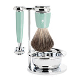 MÜHLE Rytmo Mint Resin Ash 4-Piece Shaving Set