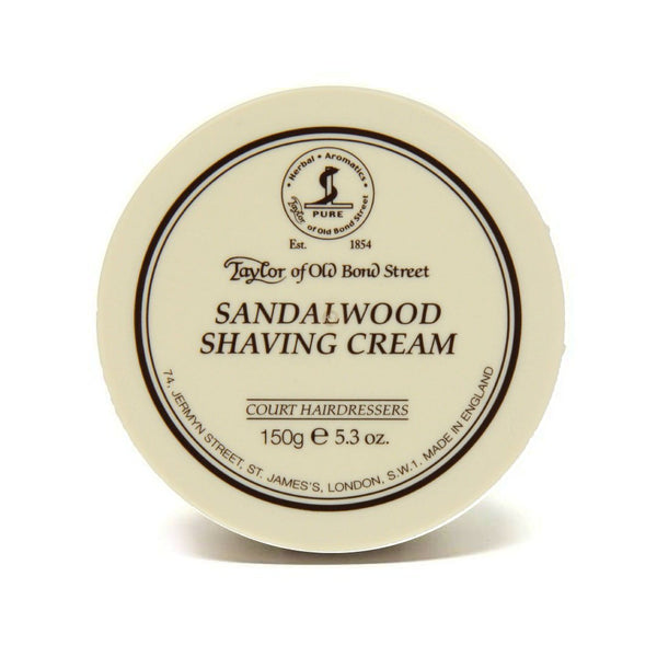 Taylor of Old Bond Street Sandalwood Shaving Cream 150g