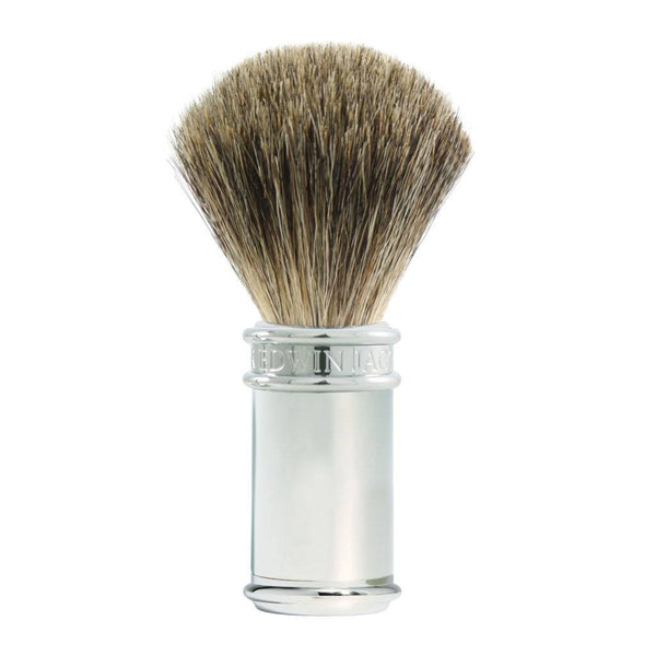 Badger Brush - Edwin Jagger Chrome Pure Badger Shaving Brush (81SB8911)