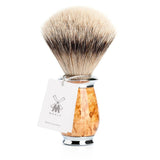 Badger Brush - Mühle Purist Silvertip Shaving Brush With Karelian Masur Birch 091H55