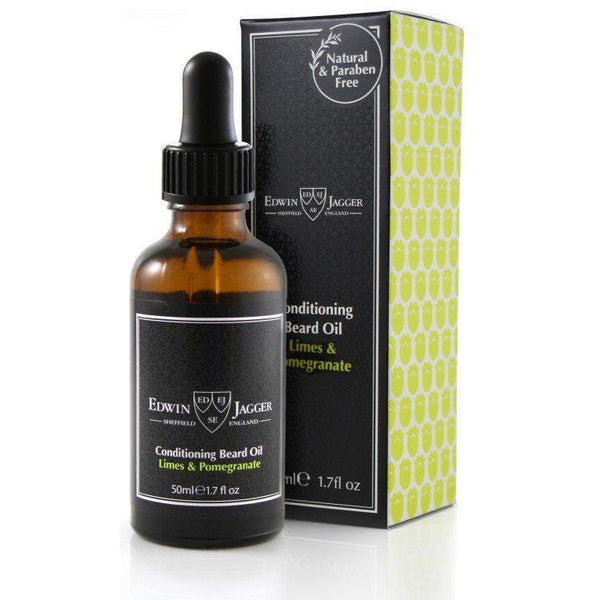 Beard Oil - Edwin Jagger Conditioning Beard Oil Limes & Pomegranate