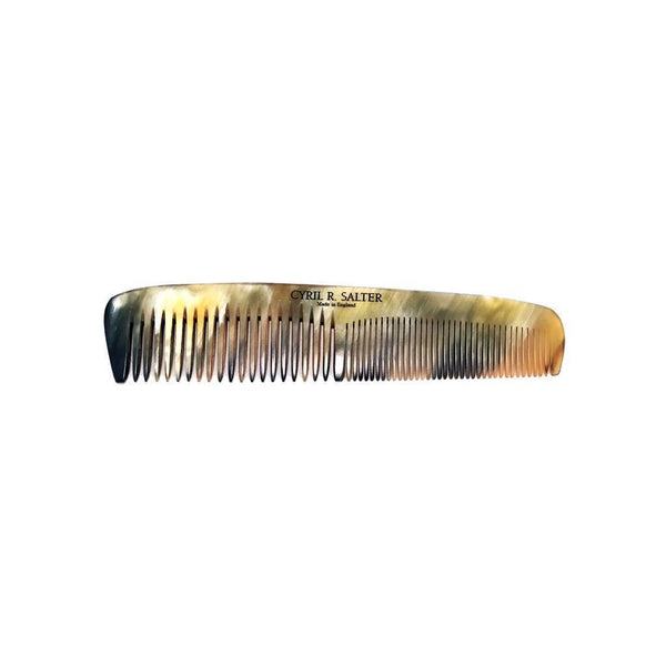 Comb - Cyril R.Salter Genuine Horn Double Tooth Comb