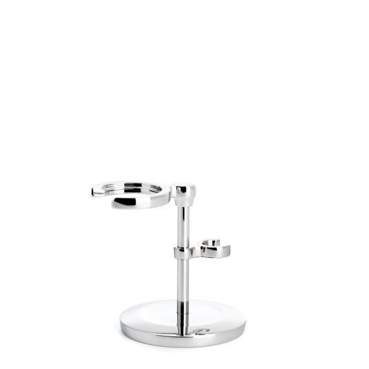 Mühle Chrome Shaving Brush and Razor Stand RHMSRSET