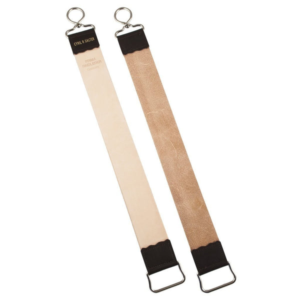 Leather Strop - Cyril R. Salter Small Leather And Canvas Hanging Strop With Hook