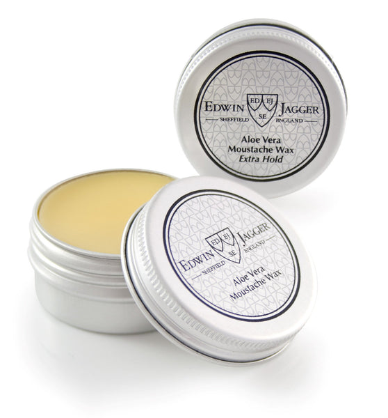 Moustache Wax - Edwin Jagger Moustache Wax Extra Hold Aloe Vera
