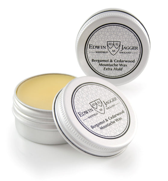 Moustache Wax - Edwin Jagger Moustache Wax Extra Hold Bergamot & Cedarwood