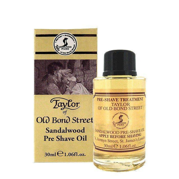Pre Shave Oil - Taylor Of Old Bond Street Sandalwood Pre-Shave Oil 30ml
