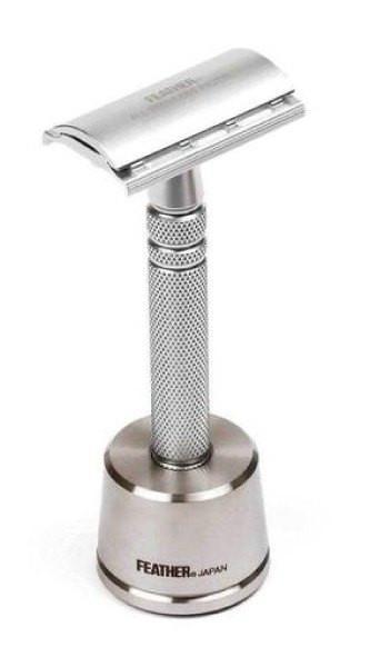 Razor - Feather All Stainless Safety Razor And Stand AS-D2S