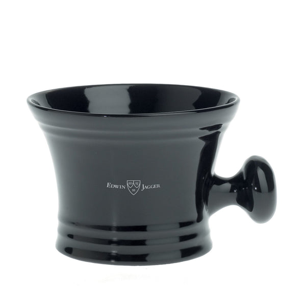 Shaving Bowl - Edwin Jagger Black Porcelain Shaving Soap Bowl