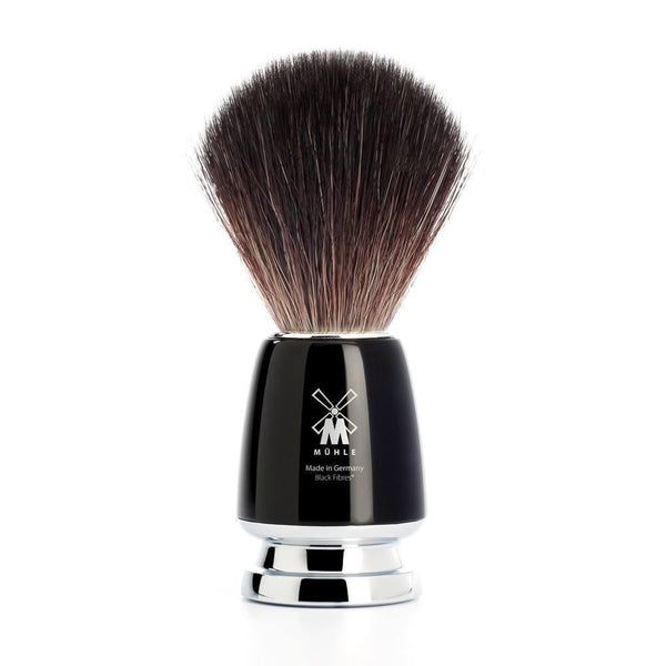 Shaving Brush - Mühle Rytmo Black Fibre Black Resin Shaving Brush 21M226