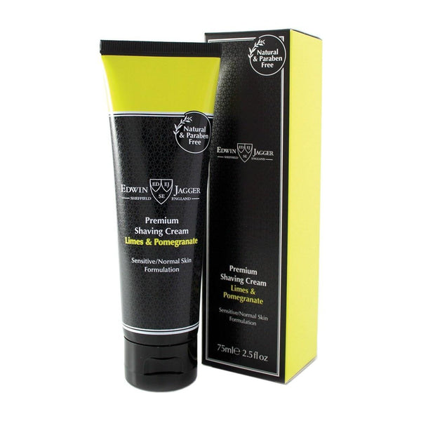 Shaving Cream - Edwin Jagger Premium Shaving Cream Limes & Pomegranate 75ml