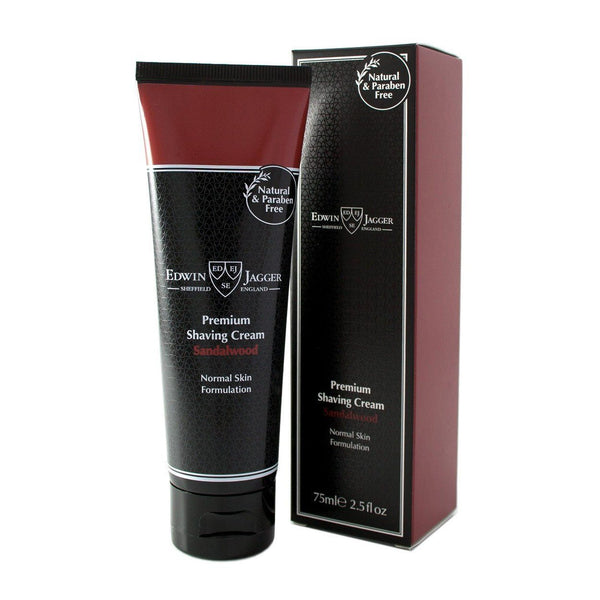 Shaving Cream - Edwin Jagger Premium Shaving Cream With Sandalwood 75ml
