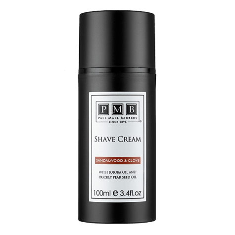 Shaving Cream - Pall Mall Barbers Sandalwood & Clove Shaving Cream 100ml