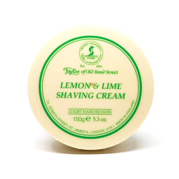 Shaving Cream - Taylor Of Old Bond Street Lemon & Lime Shaving Cream 150g