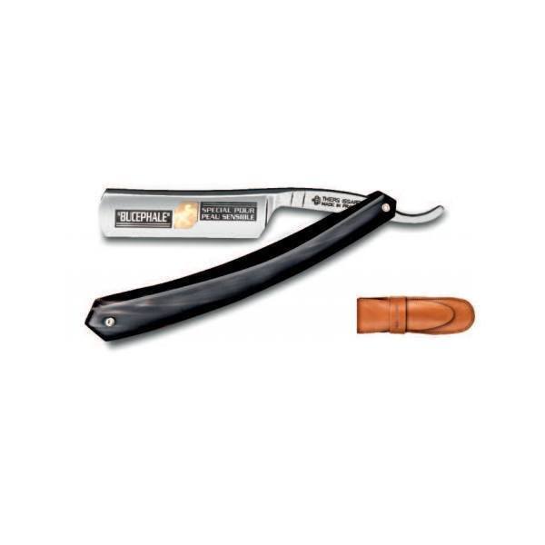 Straight Razor - Thiers-Issard 6/8" 'Bucephale' Black Horn Straight Razor