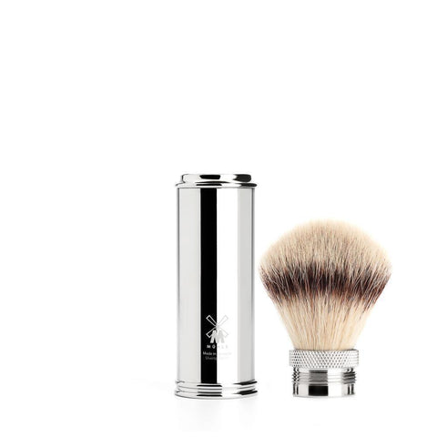 Mühle Travel Shaving Brush - Chrome 31M20