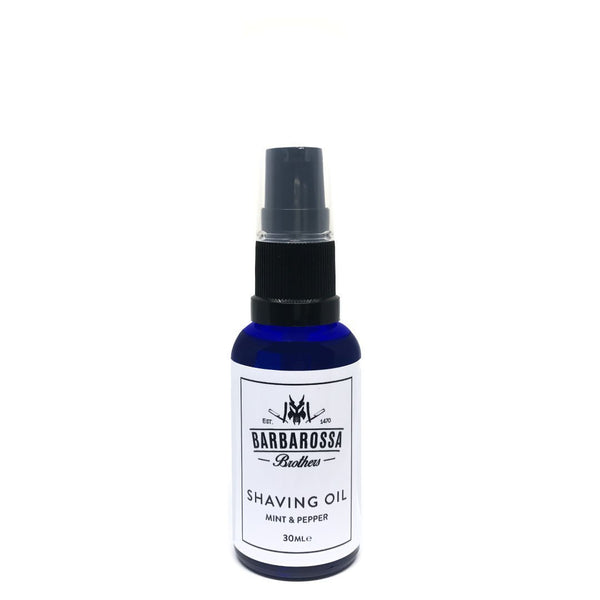 Mint & Pepper Pre Shave Oil by Barbarossa Brothers