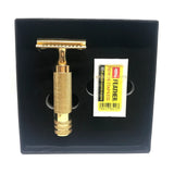 'The Ottoman' Double Edge Safety Razor in 24k Gold by Barbarossa Brothers