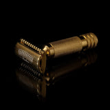 'The Ottoman' Double Edge Safety Razor in 24k Gold by Barbarossa Brothers