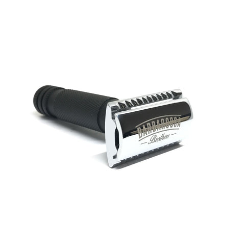 'The Ottoman' Double Edge Safety Razor in Limited Edition Black & Chrome by Barbarossa Brothers