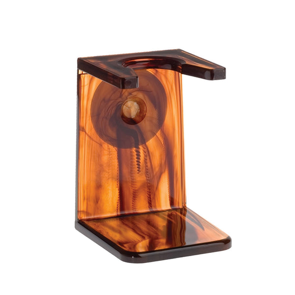 Edwin Jagger Tortoise Shell Small Neck Shaving Brush Drip Stand RH3S