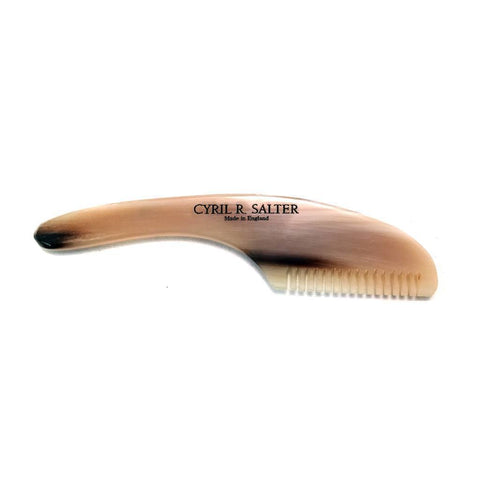 Comb - Cyril R. Salter Genuine Horn Moustache Comb