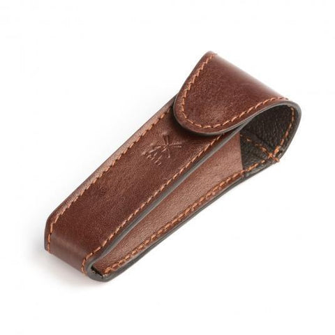 Mühle Brown Leather Safety Razor Travel Case RT7