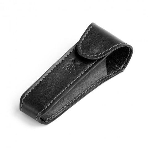Mühle Black Leather Safety Razor Travel Case RT6