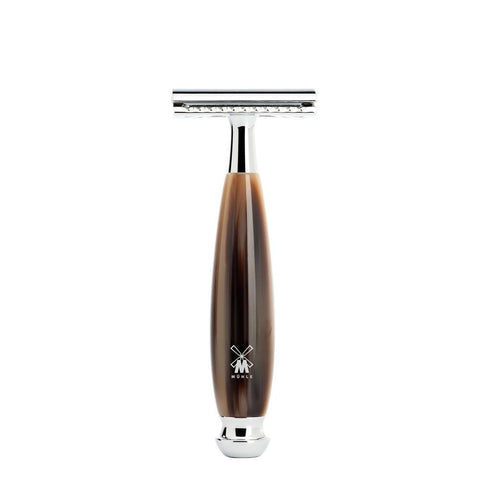 Mühle VIVO Brown Horn Resin Safety Razor R332SR