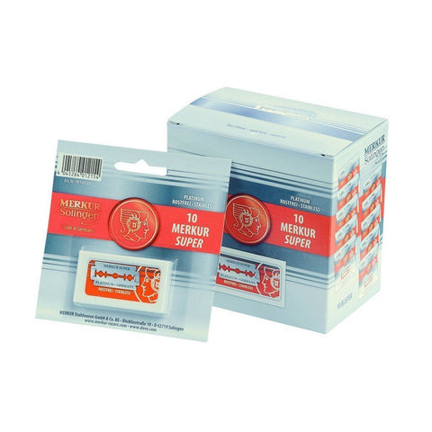 Razor Blades - Merkur Super Platinum Razor Blades 100 Pieces