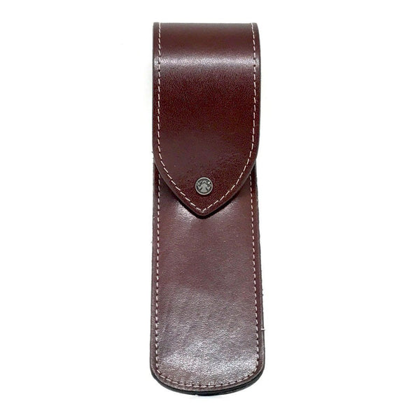 Razor Case - Dovo Brown Leather Razor Case