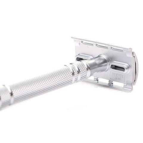 Razor - Feather All Stainless Safety Razor And Stand