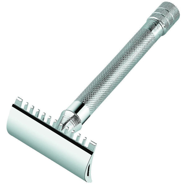 Razor - Merkur Long Handled Open Comb Double Edge Safety Razor