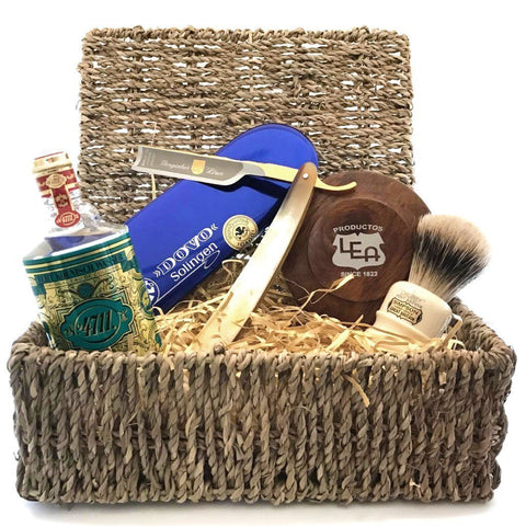 Shaving Set - The Connoisseur Straight Razor Christmas Hamper